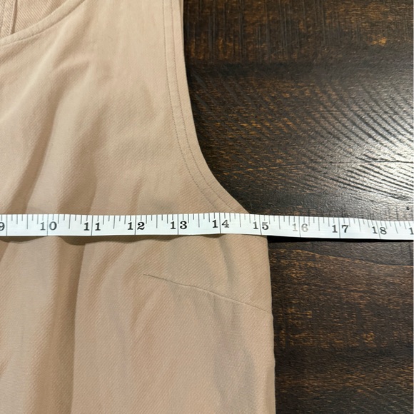 Athleta Farallon Sleeveless Romper Mocha Latte Athleisure Size M - Picture 5 of 11